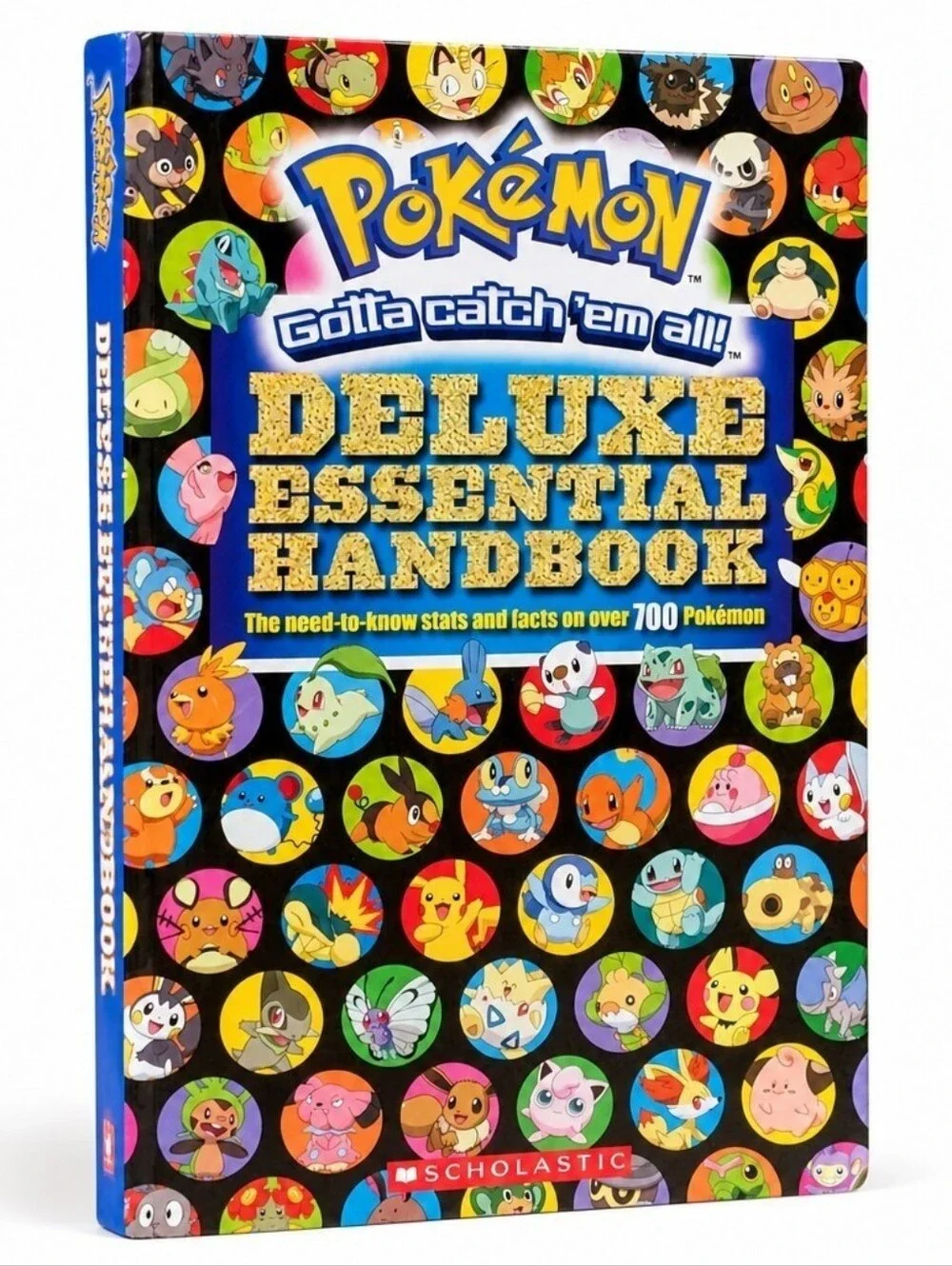 2015 Pokémon Deluxe Essential Handbook Scholastic: Stats & Facts 700+ Pokémon. B